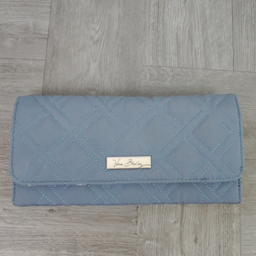 Vera Bradley Charcoal Trifold Wallet